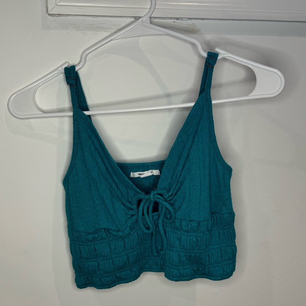 O’neill Teal Tank Top with Cutout